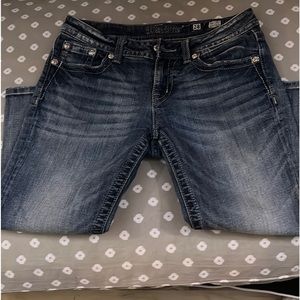Miss me size 28 easy crop jeans